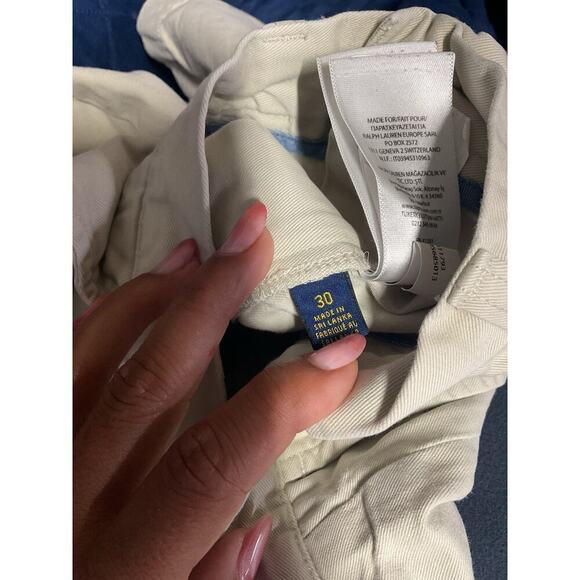 Polo Ralph Lauren Bulldog Embroidered Classic Fit Chino Short Mens Size 30 - Picture 9 of 11